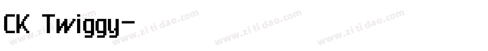 CK Twiggy字体转换